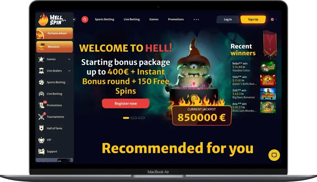 Hellspin casino zonder Cruks